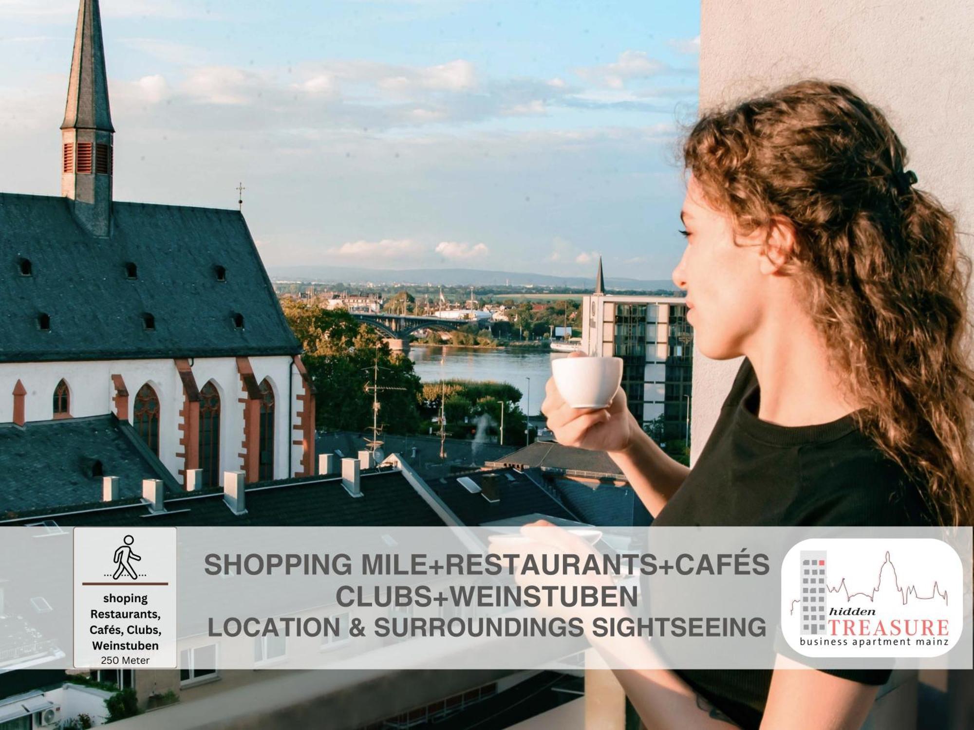 Hidden Treasure Business Apartment Mainz - Fantastic Rhine View In Center Of Mainz Old Town Εξωτερικό φωτογραφία